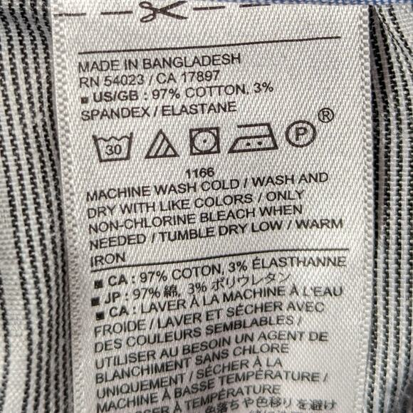 Banana Republic Aiden Chino 34x31 Men’s Pants Gray Stretch Cotton Casual Modern - Picture 4 of 4